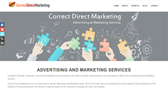 Desktop Screenshot of correctdirectmarketing.com